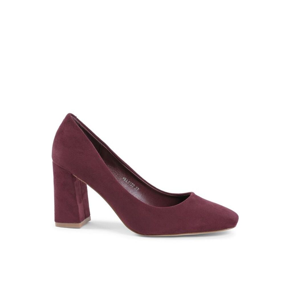 19V69 Italia Bordeaux Fabric Platform Women's Pumps
